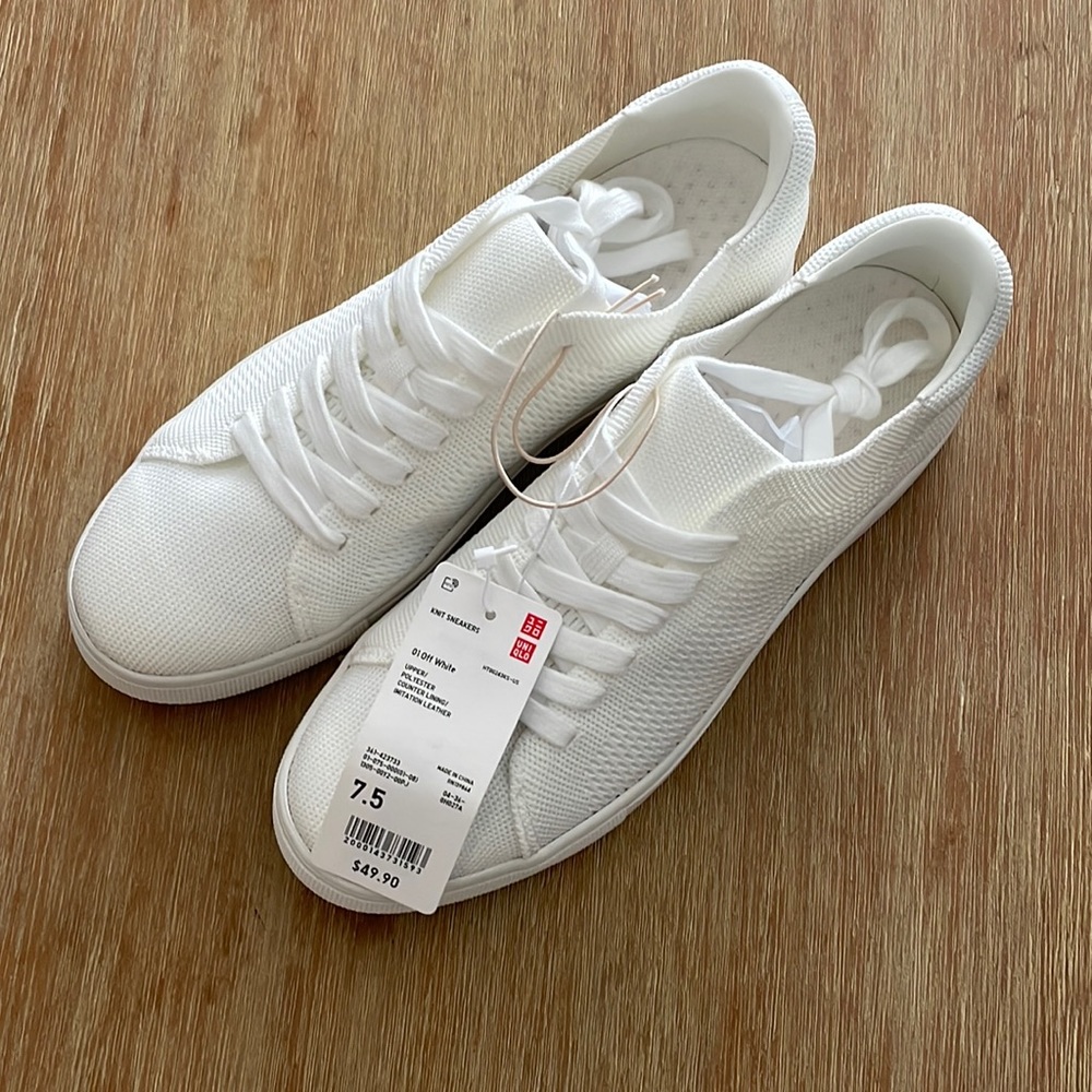 Uniqlo knit sneakers - mens size 7.5 - brand new!